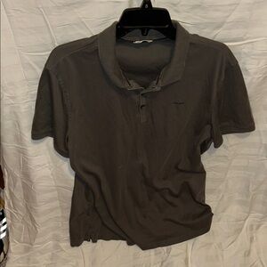 Calvin Klein Collection Polo Shirt - Dark Gray